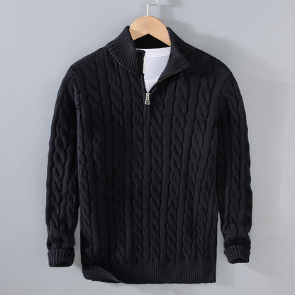 UrbanCore zimowy sweter z półzamkiem
