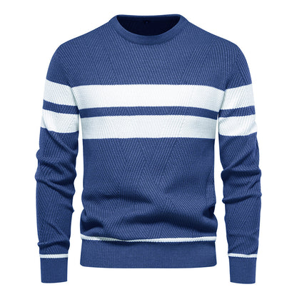 Męski sweter w paski