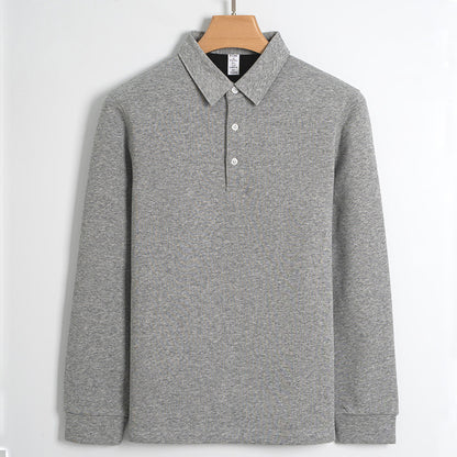 Moda Elite | Ciepła koszulka polo z podszewką