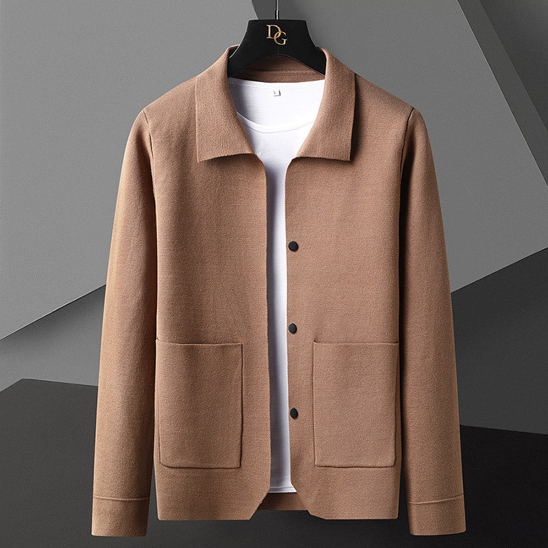 Męski płaszcz slim fit