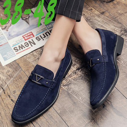Skórzane buty codzienne z perforowanym wzorem
