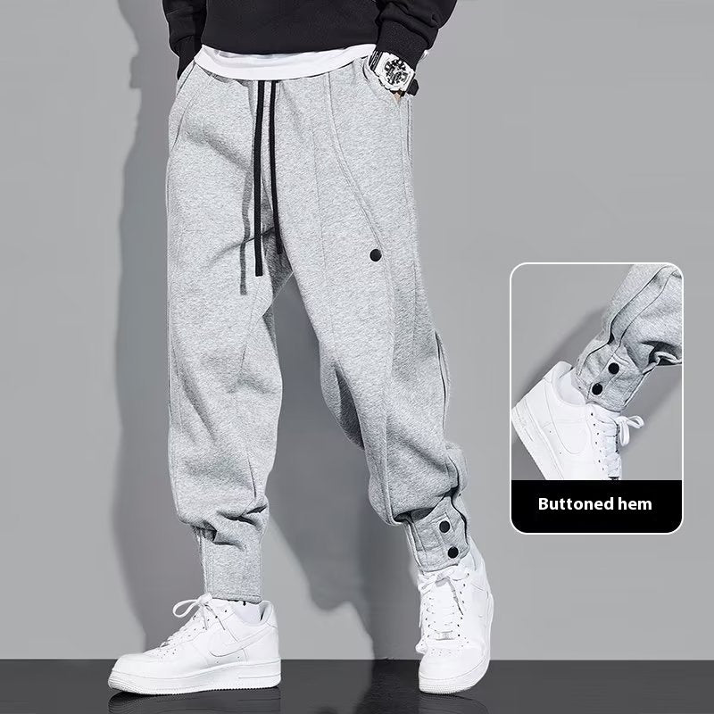 Zwężane spodnie dresowe typu streetwear