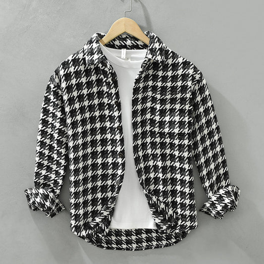 Koszula w kratkę w stylu streetwear