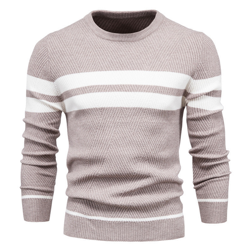 Męski sweter w paski
