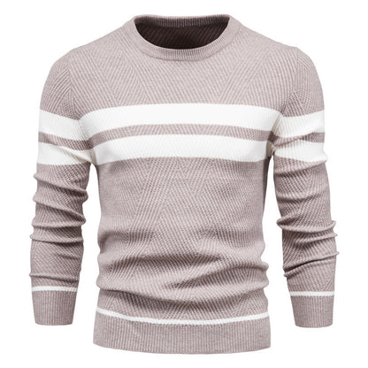 Męski sweter w paski
