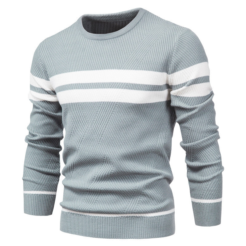 Męski sweter w paski