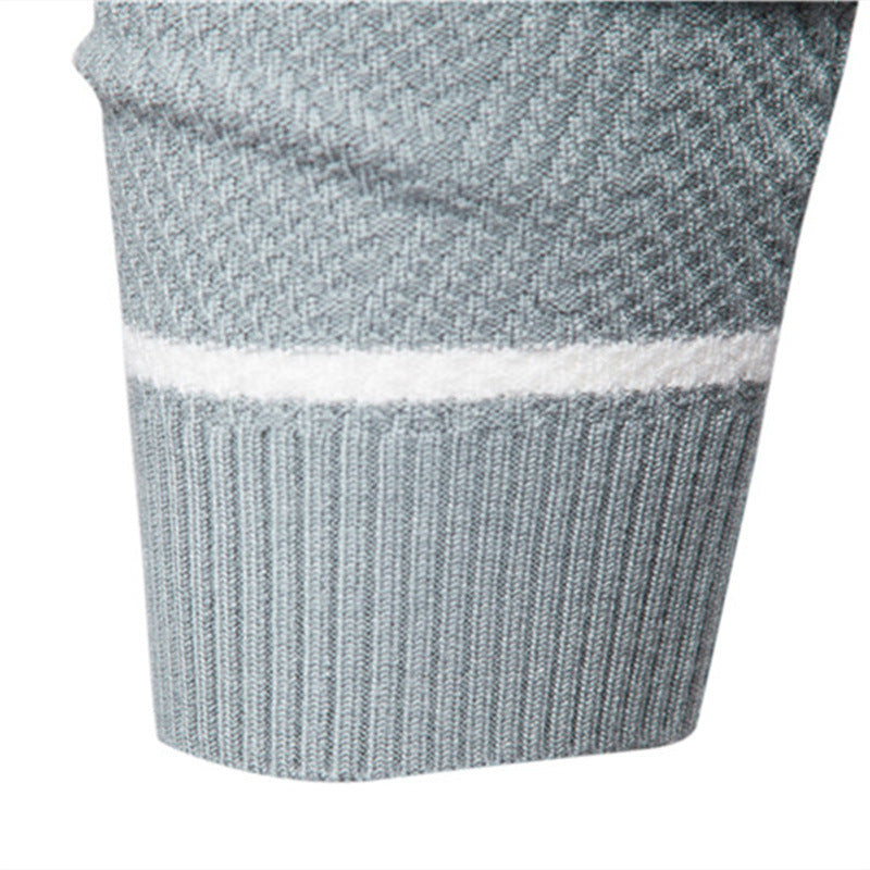 Męski sweter w paski