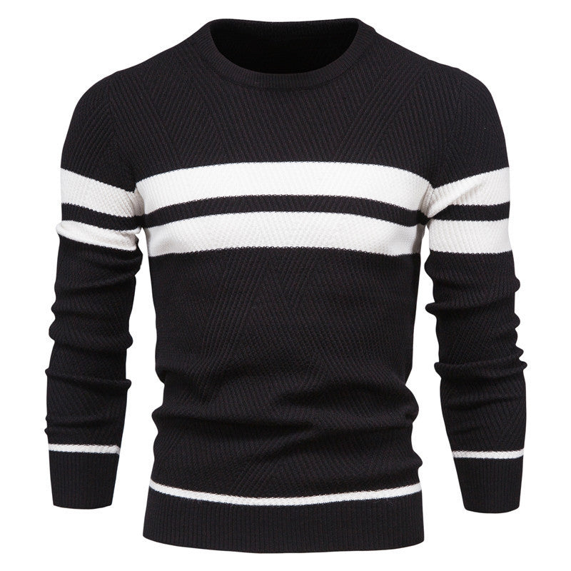Męski sweter w paski