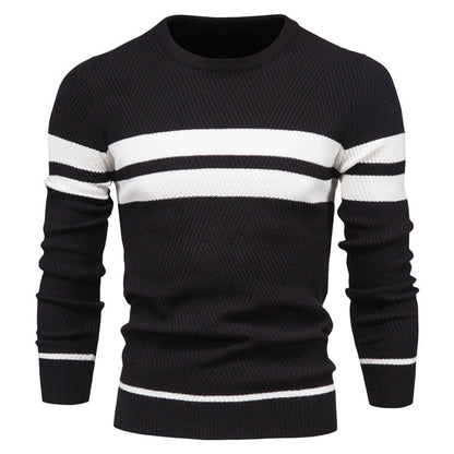 Męski sweter w paski