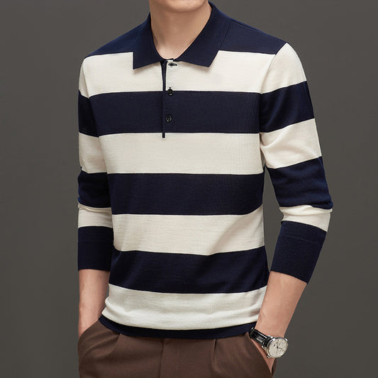 Moda Elite | Sweter z cienkiej dzianiny żakardowej