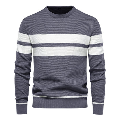 Męski sweter w paski