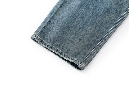 Moda Elite | Jeansy z lyocellu z rozszerzanymi nogawkami