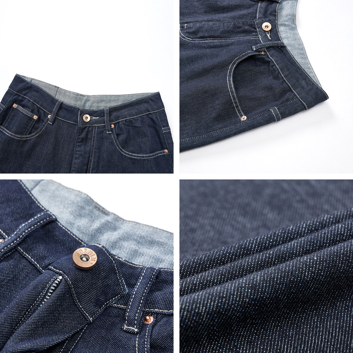 Moda Elite | Luźne, proste, skrócone jeansy