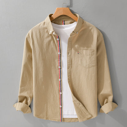 Moda Elite | Koszula Oxford z długim rękawem