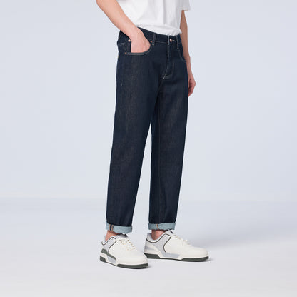 Moda Elite | Luźne, proste, skrócone jeansy