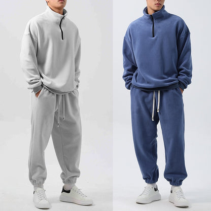 Luźny dres z polaru