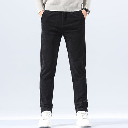 Moda Elite | Biznesowe spodnie sztruksowe