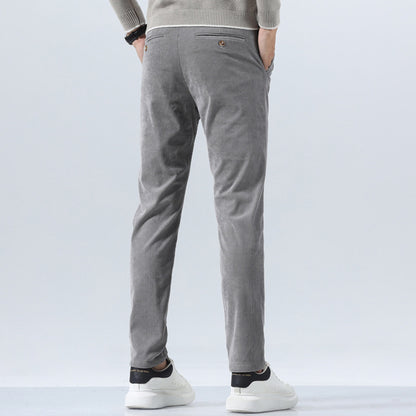 Moda Elite | Biznesowe spodnie sztruksowe