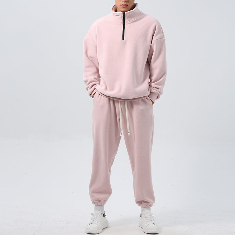 Luźny dres z polaru