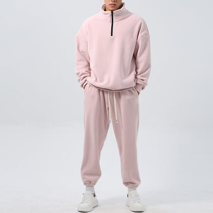 Luźny dres z polaru