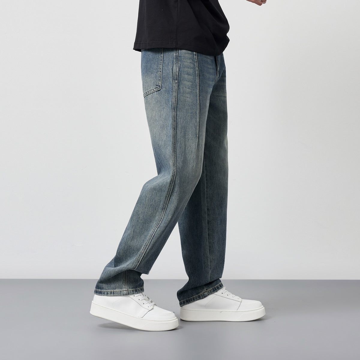 Moda Elite | Jeansy z lyocellu z rozszerzanymi nogawkami