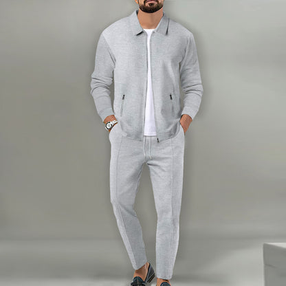 Kardigan z zamkiem błyskawicznym w kroju slim-fit