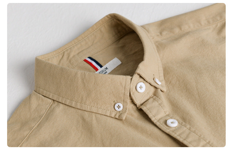 Moda Elite | Koszula Oxford z długim rękawem