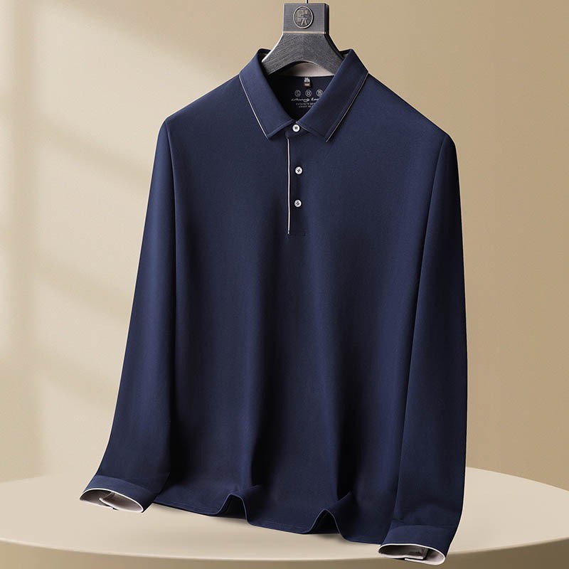 Moda Elite | Koszulka polo z długim rękawem