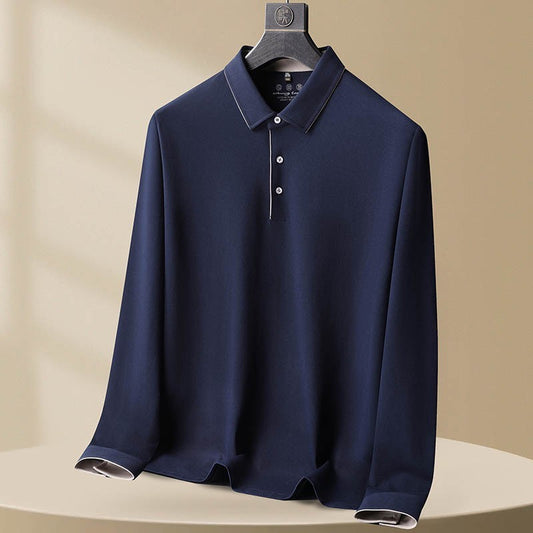 Moda Elite | Koszulka polo z długim rękawem