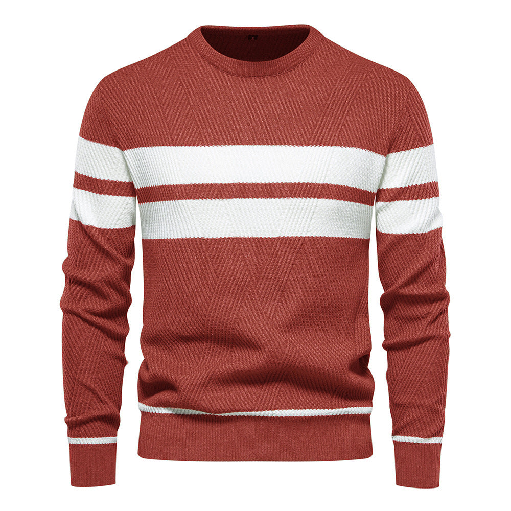 Męski sweter w paski