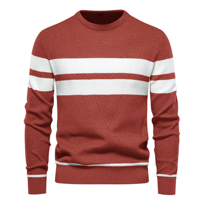 Męski sweter w paski