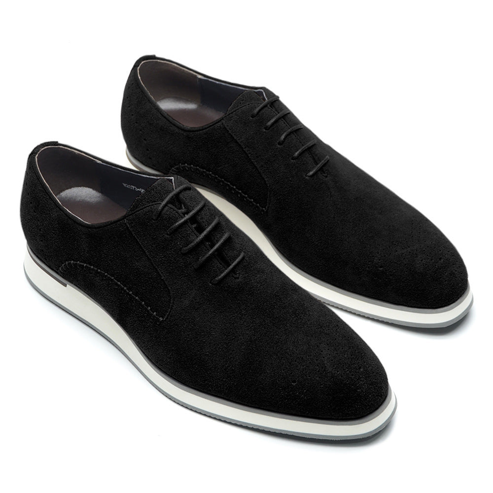Eleganckie zamszowe buty typu Oxford