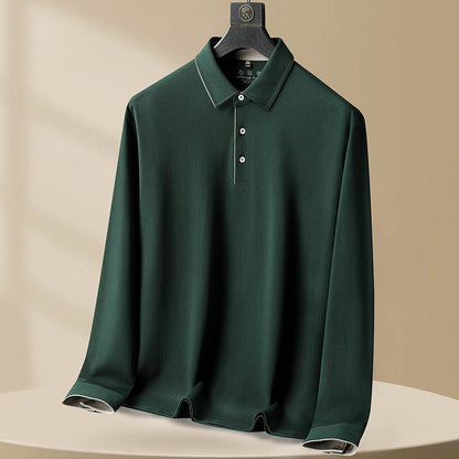 Moda Elite | Koszulka polo z długim rękawem