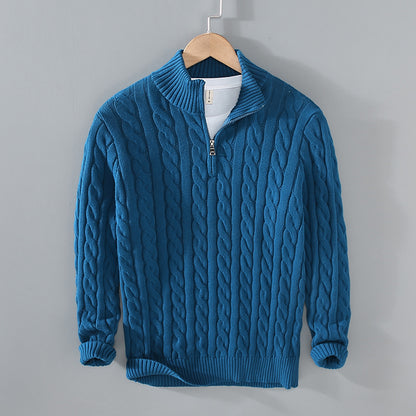 UrbanCore zimowy sweter z półzamkiem