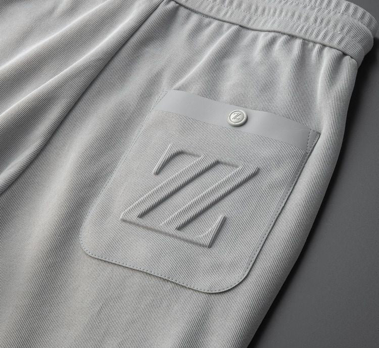 Moda Elite | Sportowe spodnie dresowe z haftem