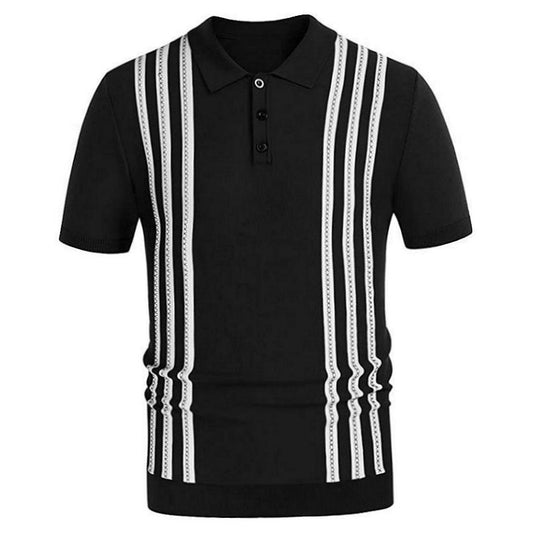 Moda Elite | Pasiasta koszulka polo na co dzień