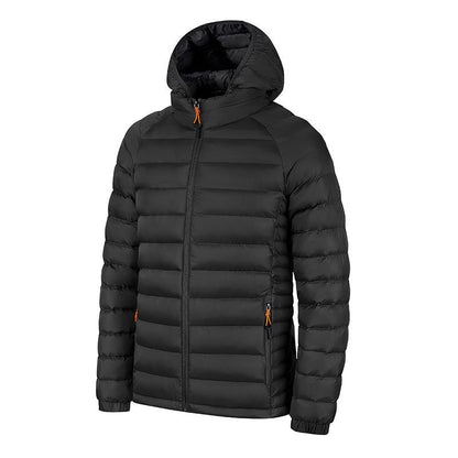 Moda Elite | Kurtka pikowana z kapturem w paski