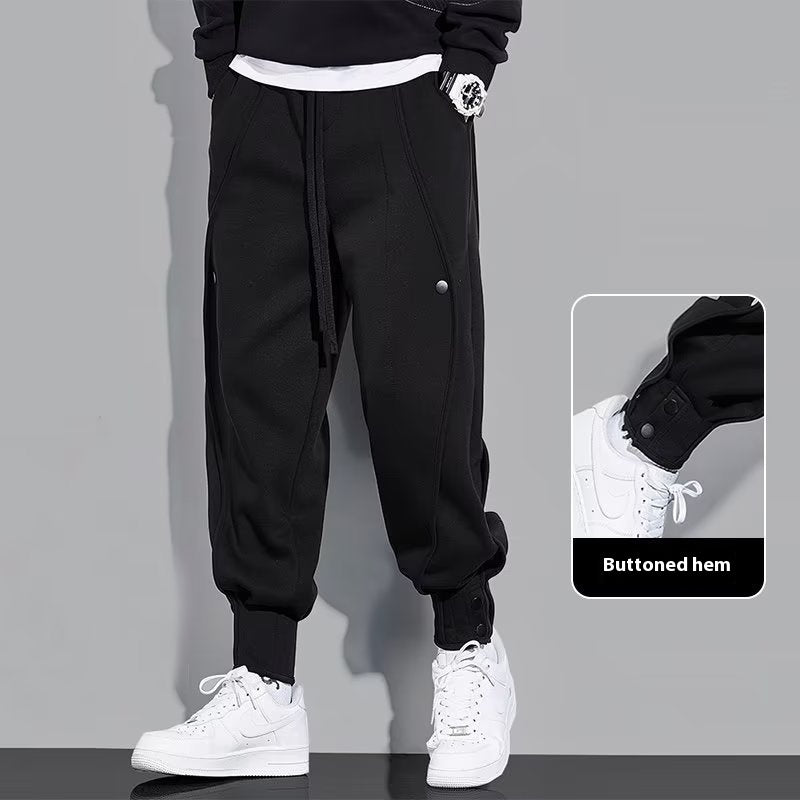Zwężane spodnie dresowe typu streetwear