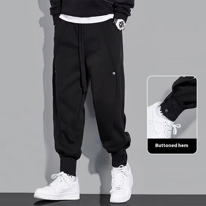 Zwężane spodnie dresowe typu streetwear