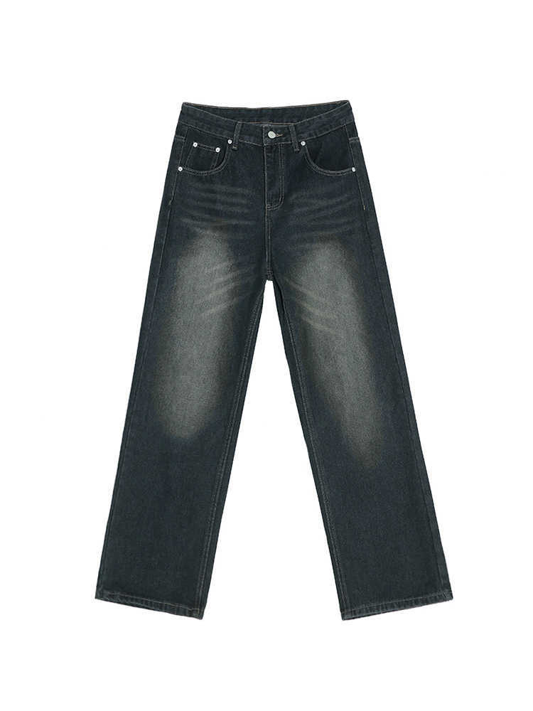 Moda Elite | Jeansy jesienne w stylu retro z efektem sprania