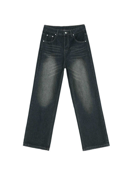 Moda Elite | Jeansy jesienne w stylu retro z efektem sprania