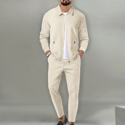 Kardigan z zamkiem błyskawicznym w kroju slim-fit