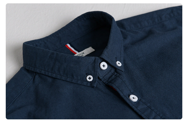 Moda Elite | Koszula Oxford z długim rękawem