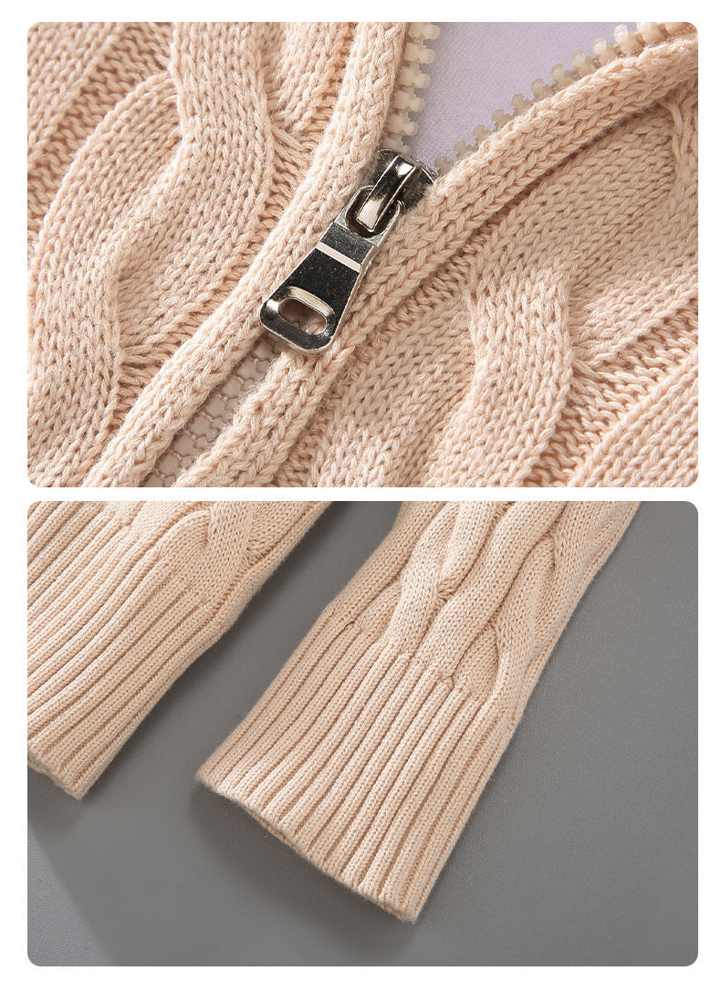 UrbanCore zimowy sweter z półzamkiem