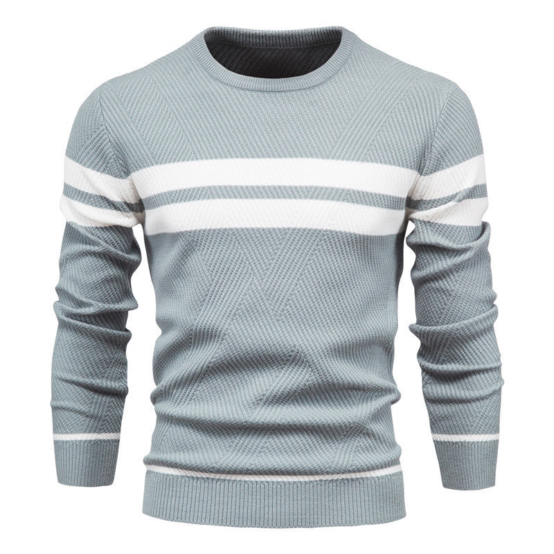 Męski sweter w paski