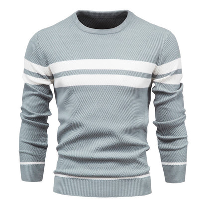 Męski sweter w paski