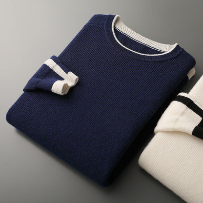 Moda Elite | Luźny sweter z dzianiny kaszmirowej