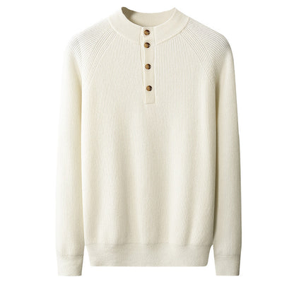 Sweter dzianinowy z zapięciem na guziki
