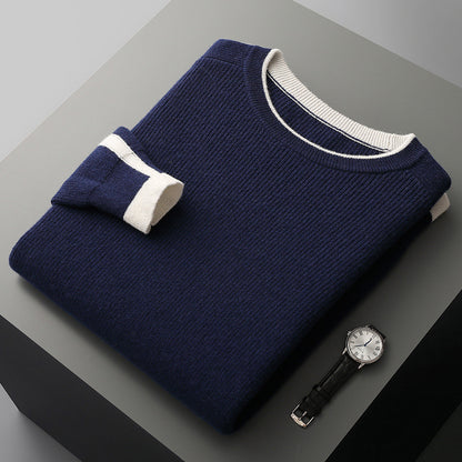 Moda Elite | Luźny sweter z dzianiny kaszmirowej