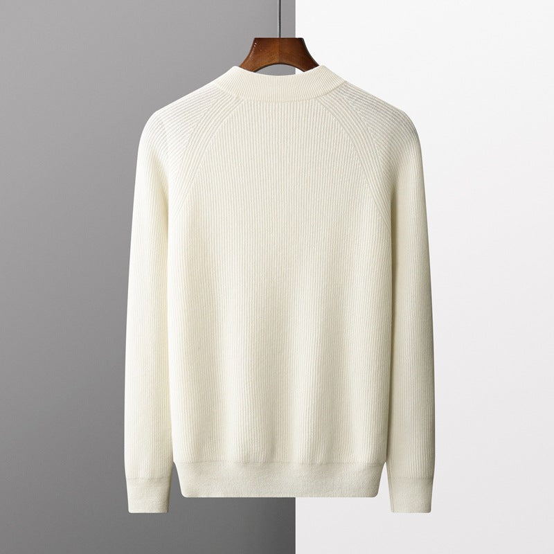 Sweter dzianinowy z zapięciem na guziki